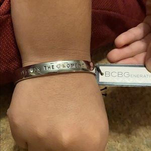 BCBG “Live in the Moment” cuff bracelet